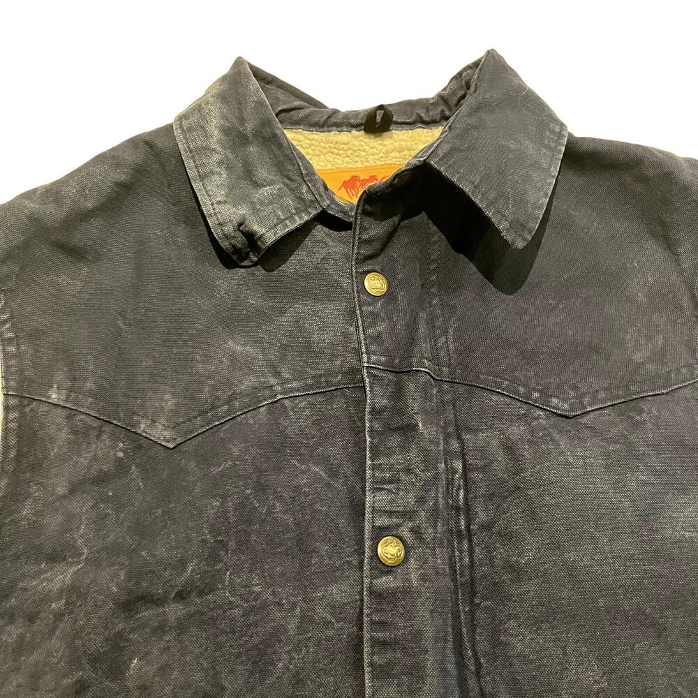 Vintage Schaefer Outfitter Fleece Lined Canvas Vest Large‎